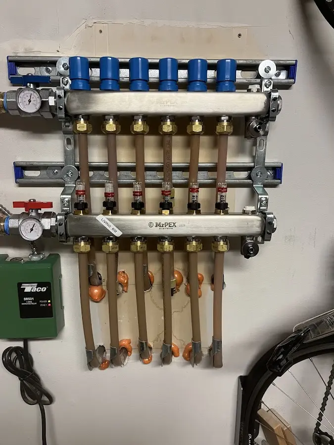 Plumber performing Leak Detection at a residential property in Vinings